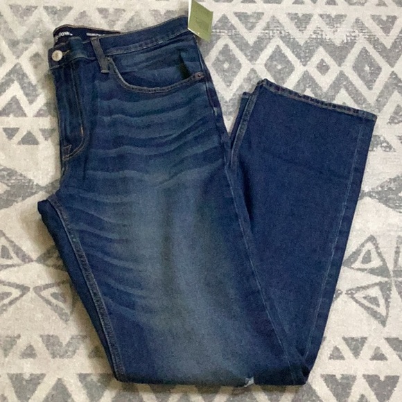 GoodFellow CoolMax All Season Big & Tall SlimStraight Distressed Jeans 40/36 - Picture 6 of 9